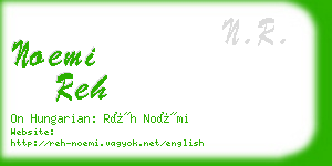 noemi reh business card